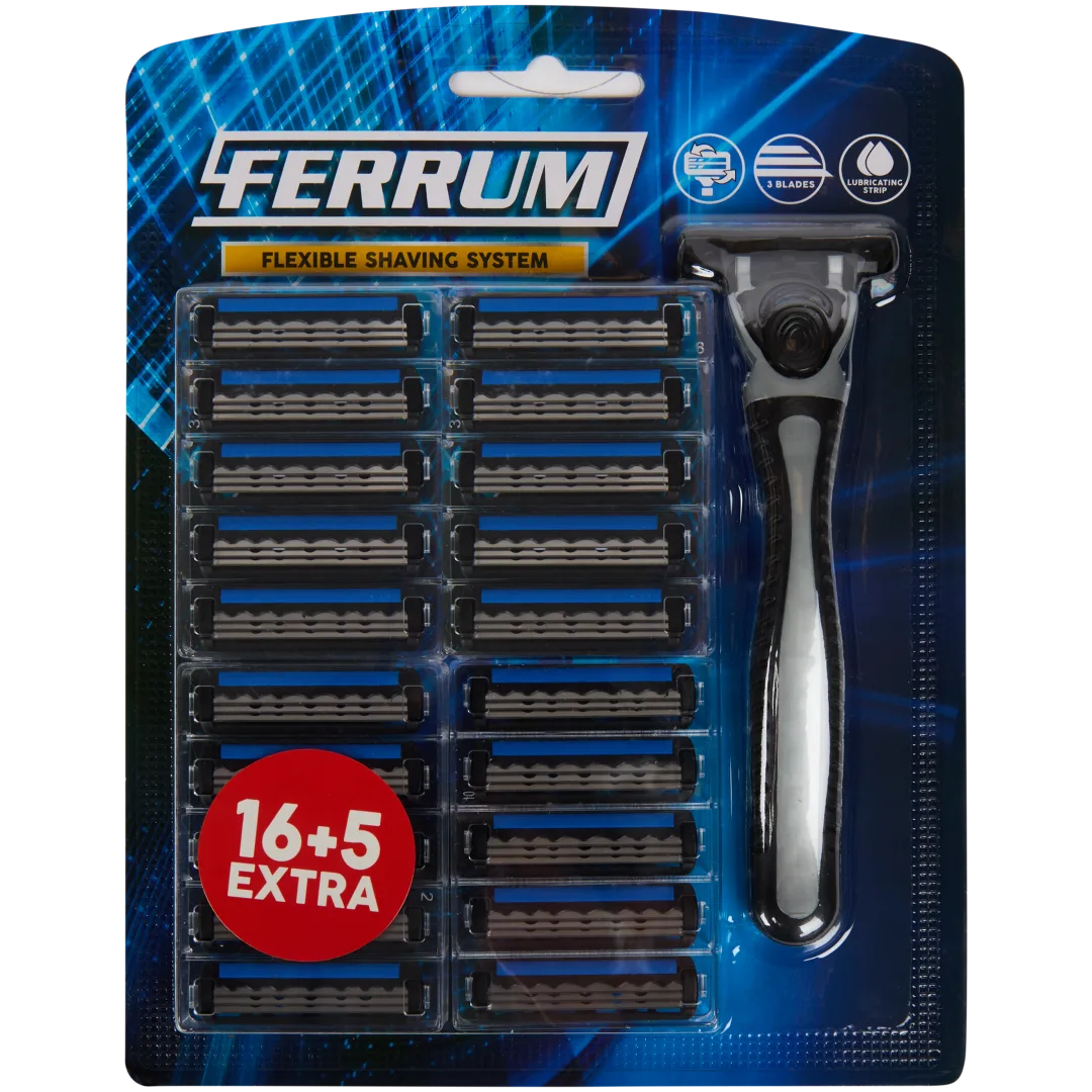 Rasoir avec lames supplémentaires Ferrum