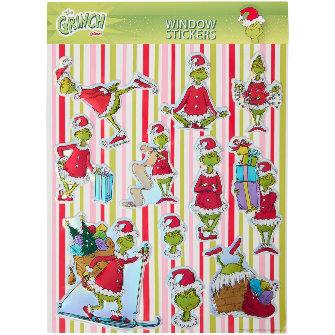 Weihnachtliche Fensteraufkleber 1