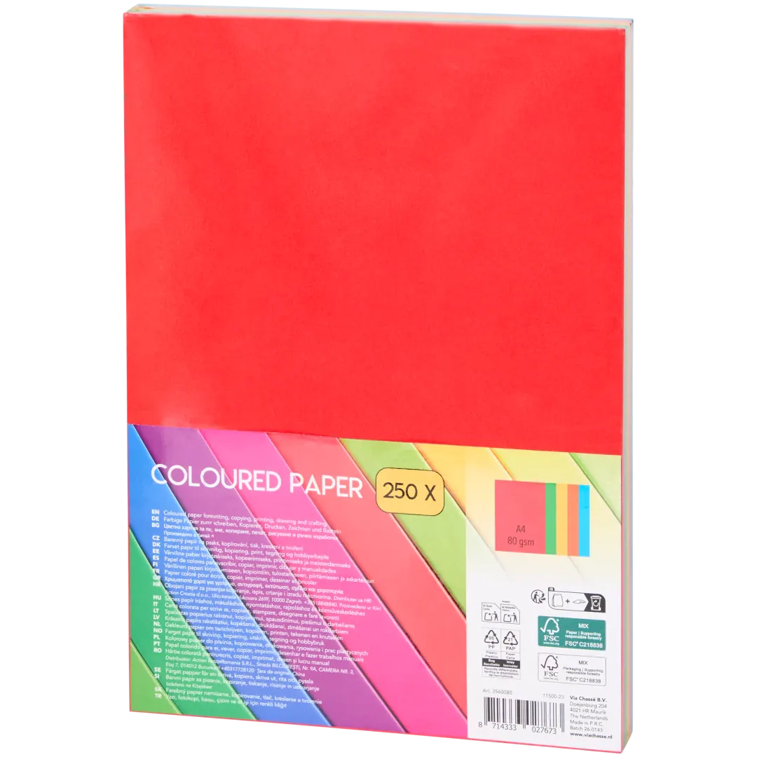 Gekleurd papier A4 1