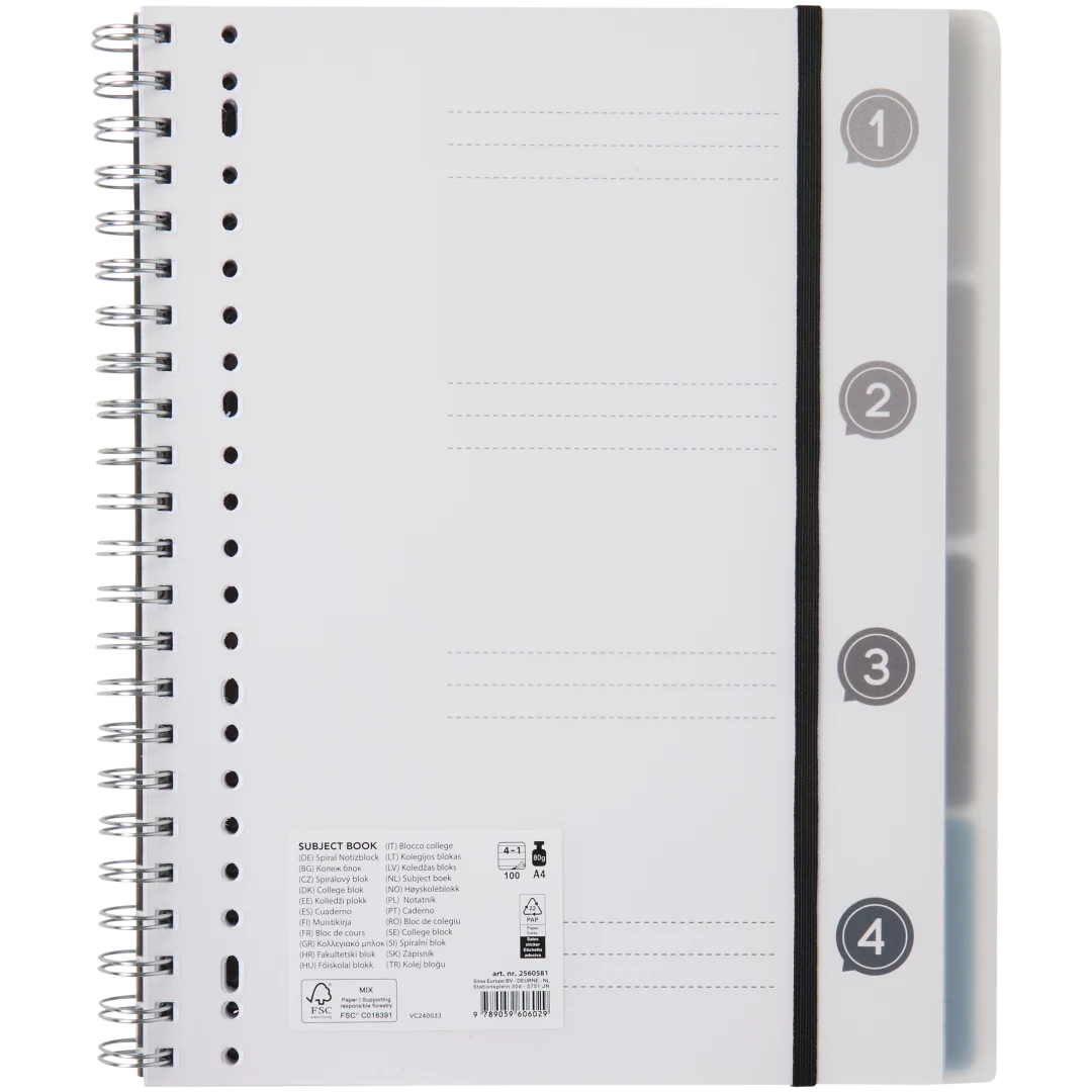 Spiralnotizbuch A4 3