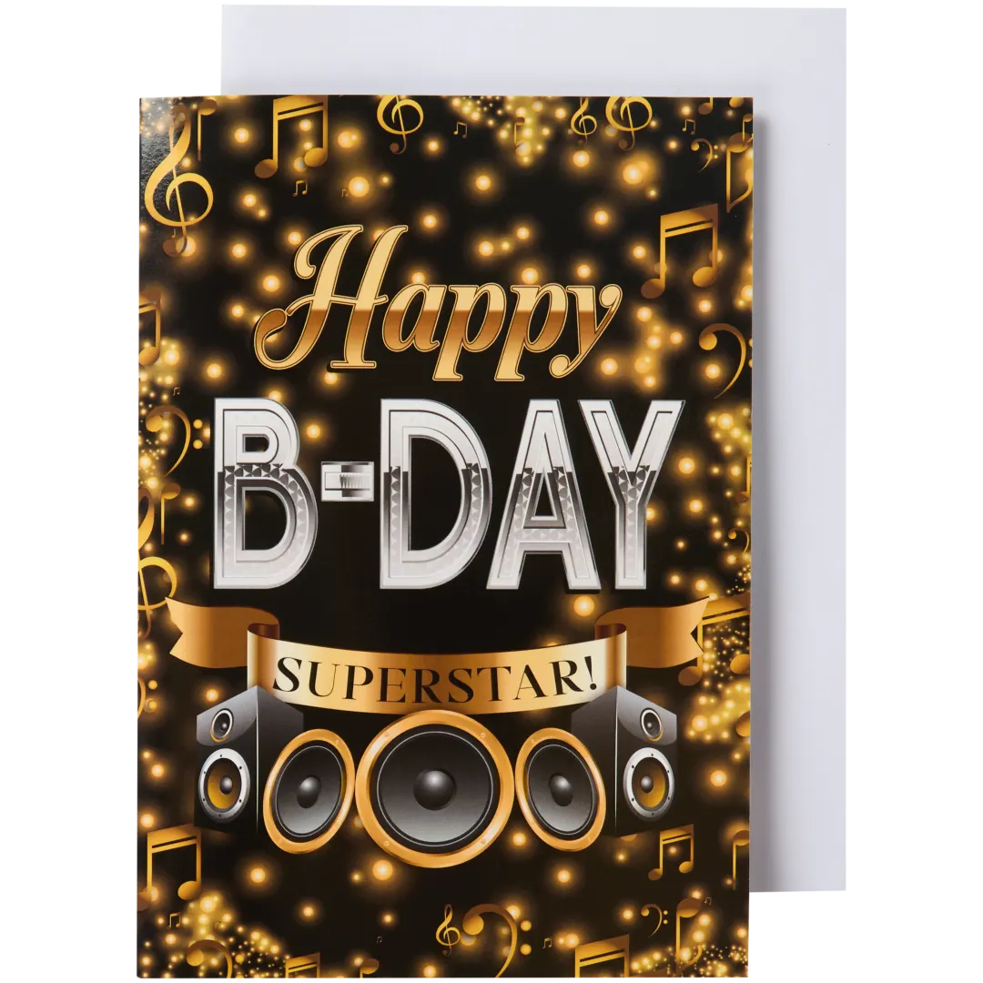 Wenskaart met muziek