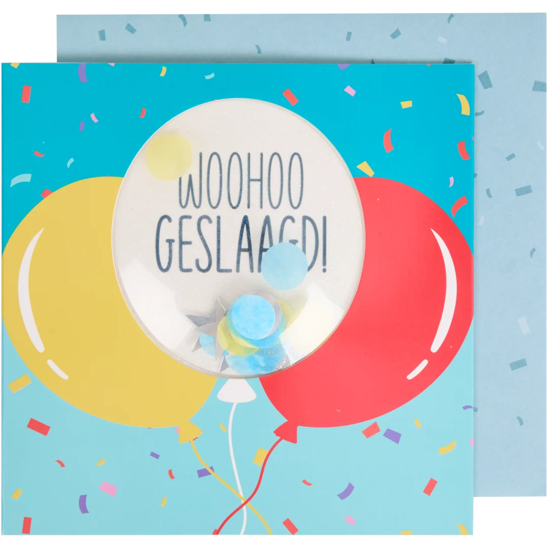 Wenskaart 'geslaagd' 3