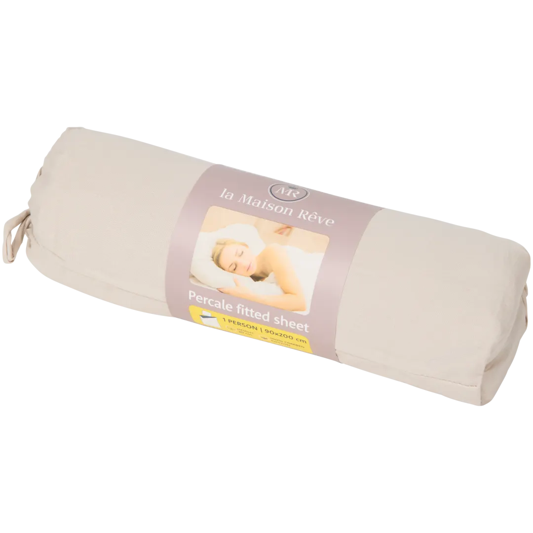 Drap-housse en percale de coton La Maison Rêve