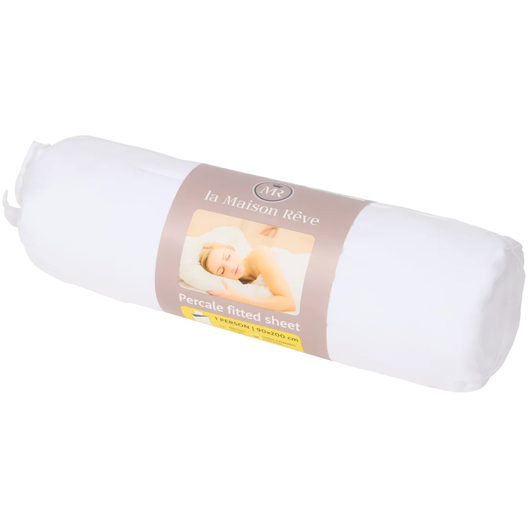 Drap-housse en percale de coton La Maison Rêve