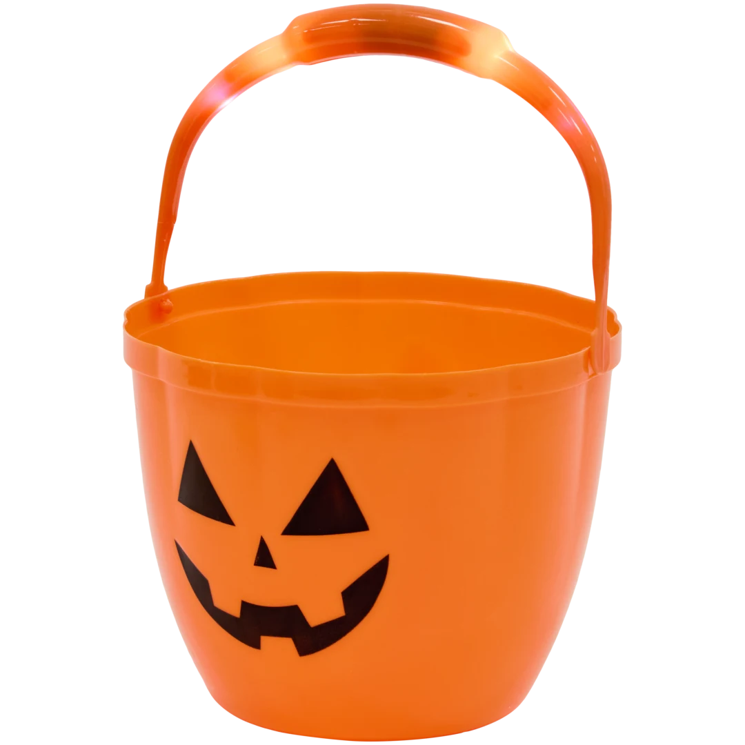 Seau d'Halloween avec lumière 2