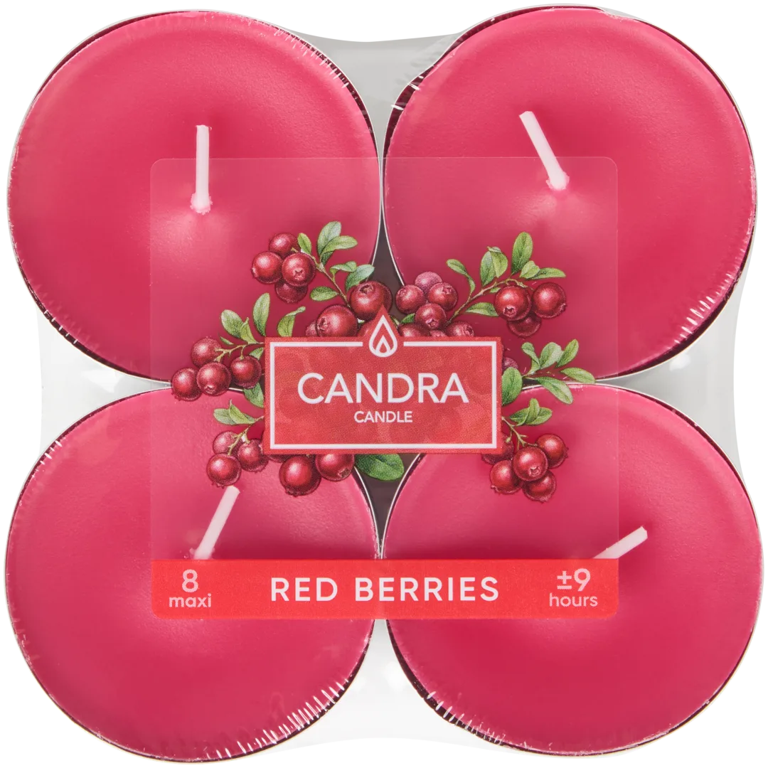 Lumânări parfumate maxi Candra Red Berries 2