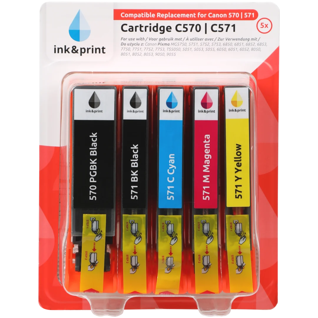 Ink & Print inktcartridges Canon 570/571 1