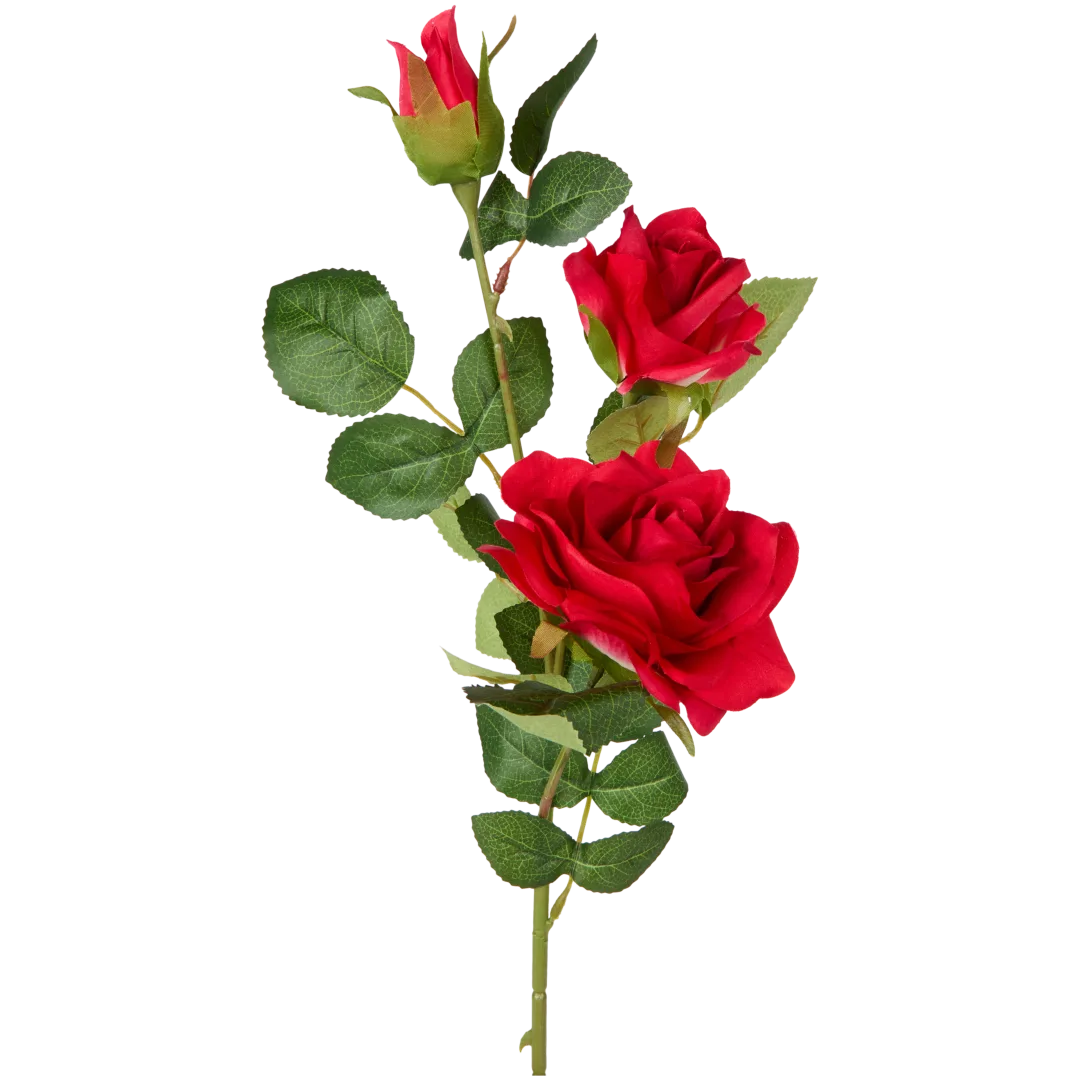 Rosa artificial com caule Excellent Flowers 1