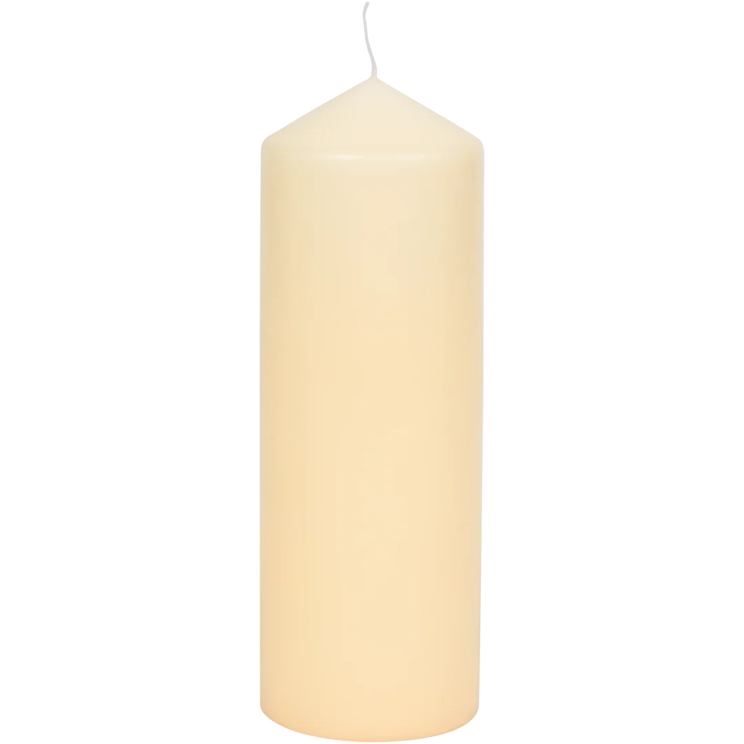 Świeca pieńkowa kość słoniowa 1