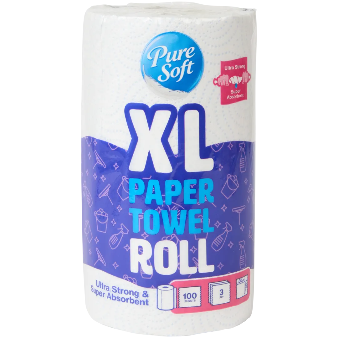 Pure Soft XL-Küchenrollen Ultra Strong & Super Absorbent