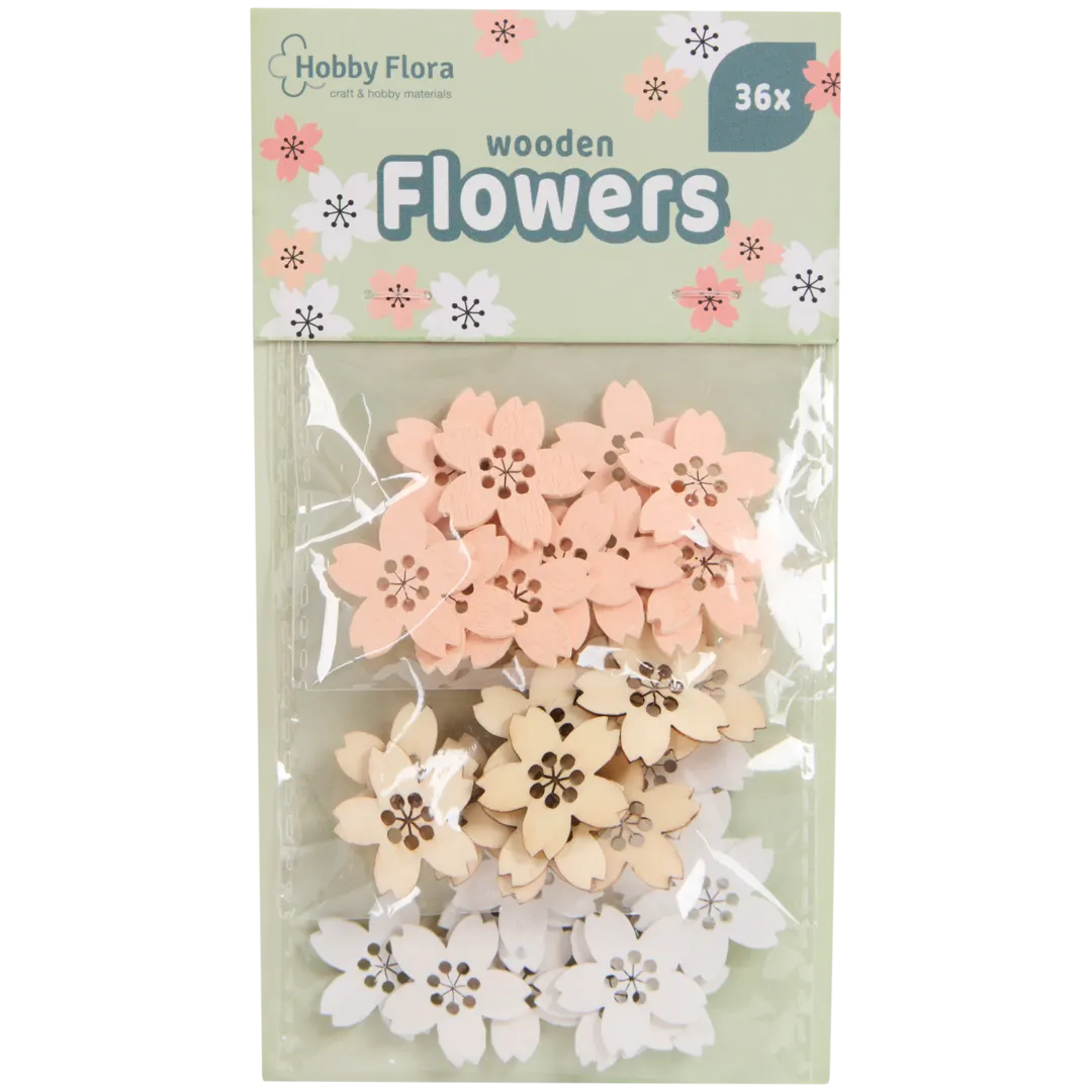 Fleurs en bois Hobby Flora