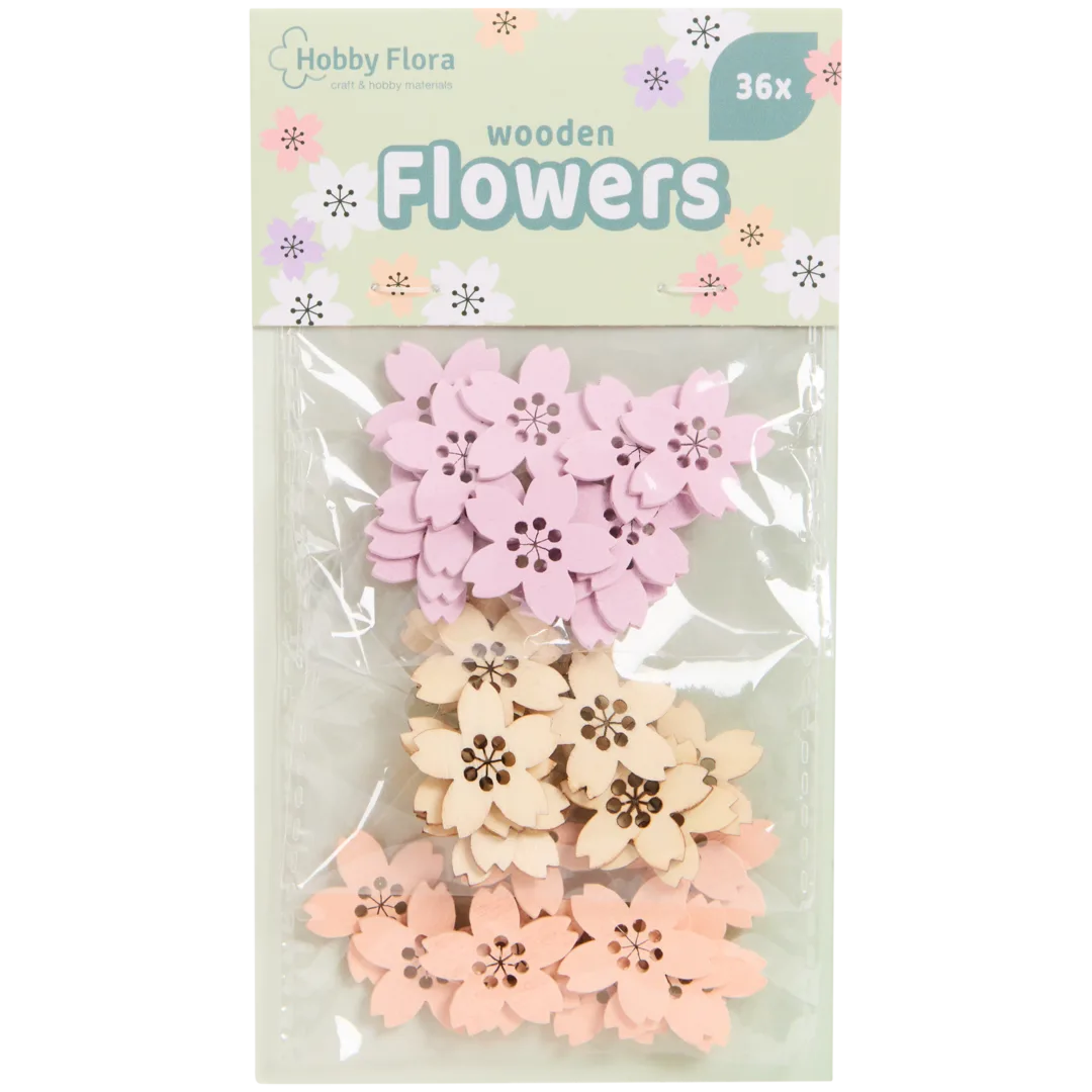 Fleurs en bois Hobby Flora