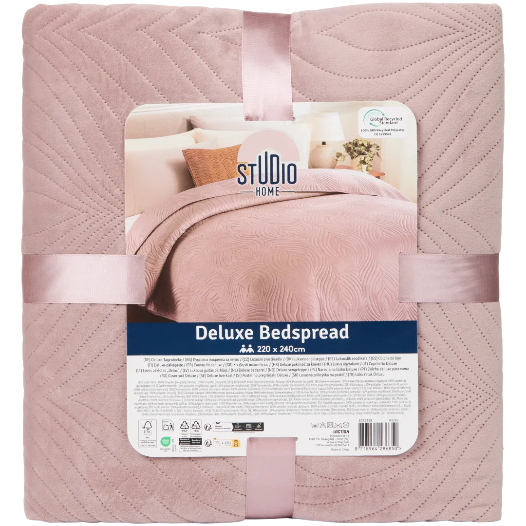 Colcha de veludo Studio Home 4