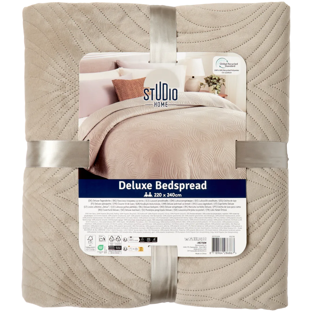 Colcha de veludo Studio Home 1