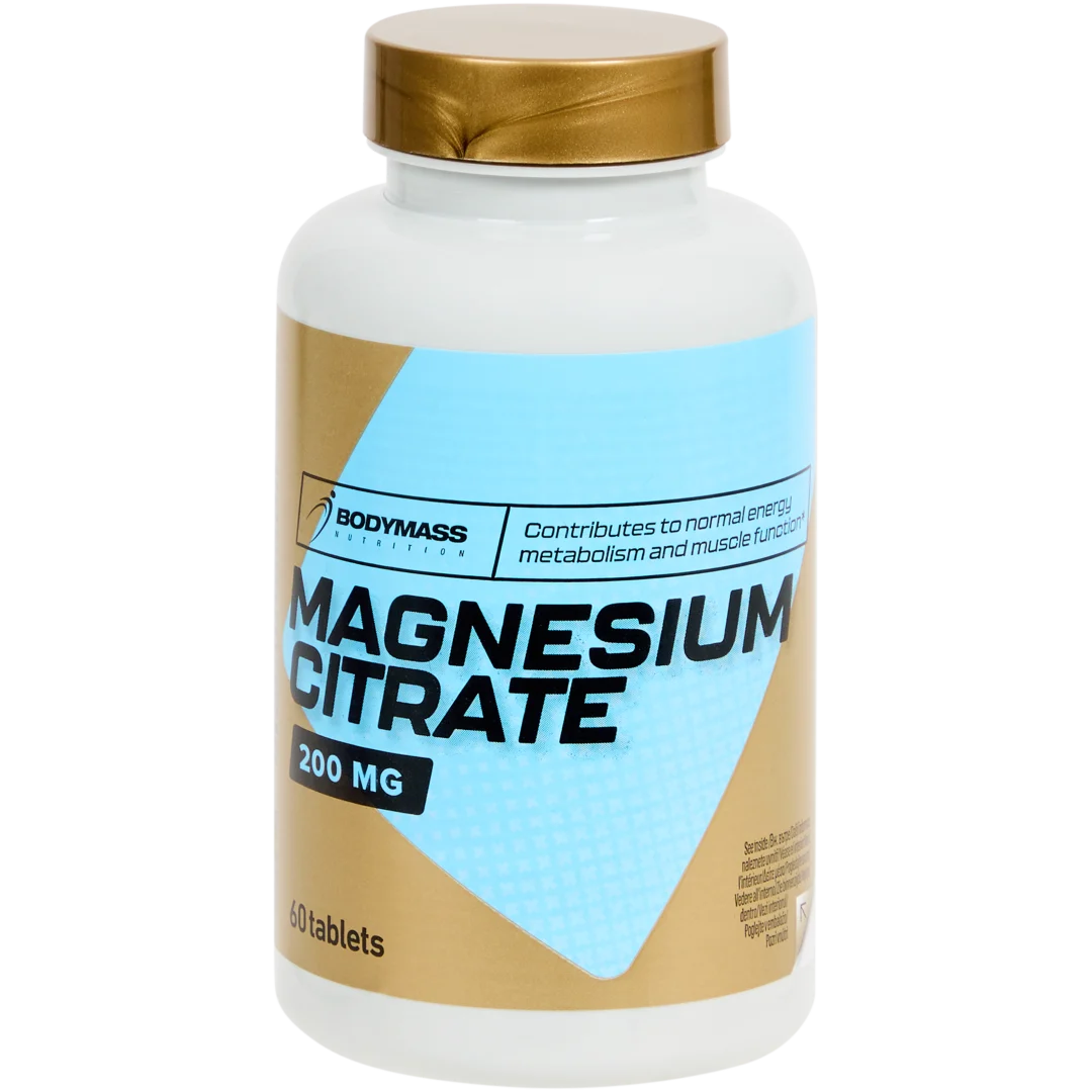 Bodymass magnesiumcitraat-tabletten 200 MG 1