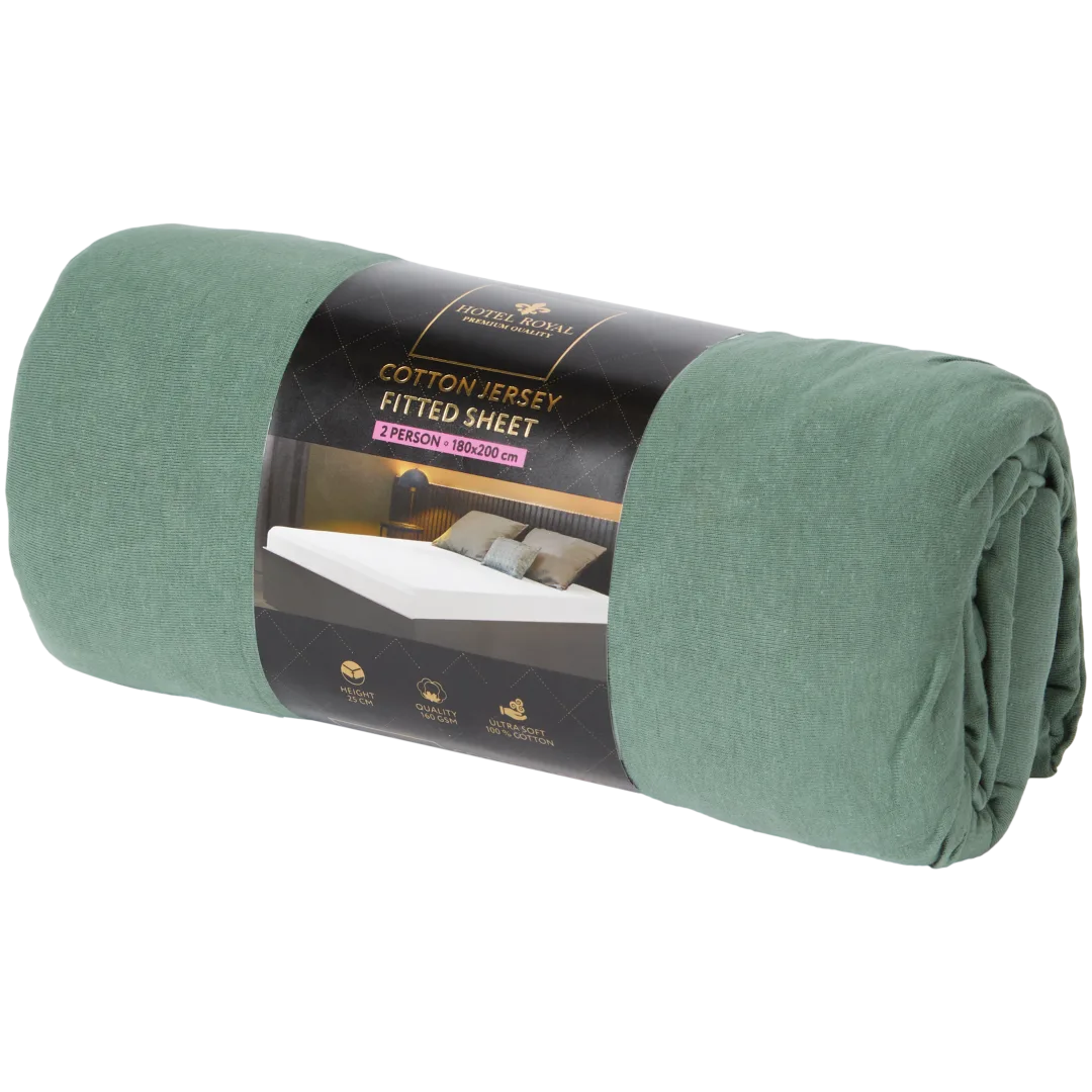 Cearșaf elastic jerseu Hotel Royal 1