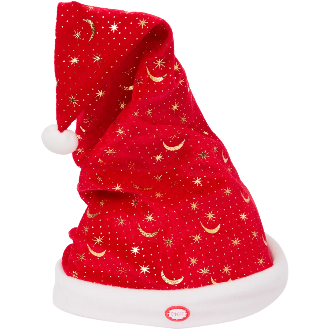 Căciulă dansatoare de Crăciun cu muzică