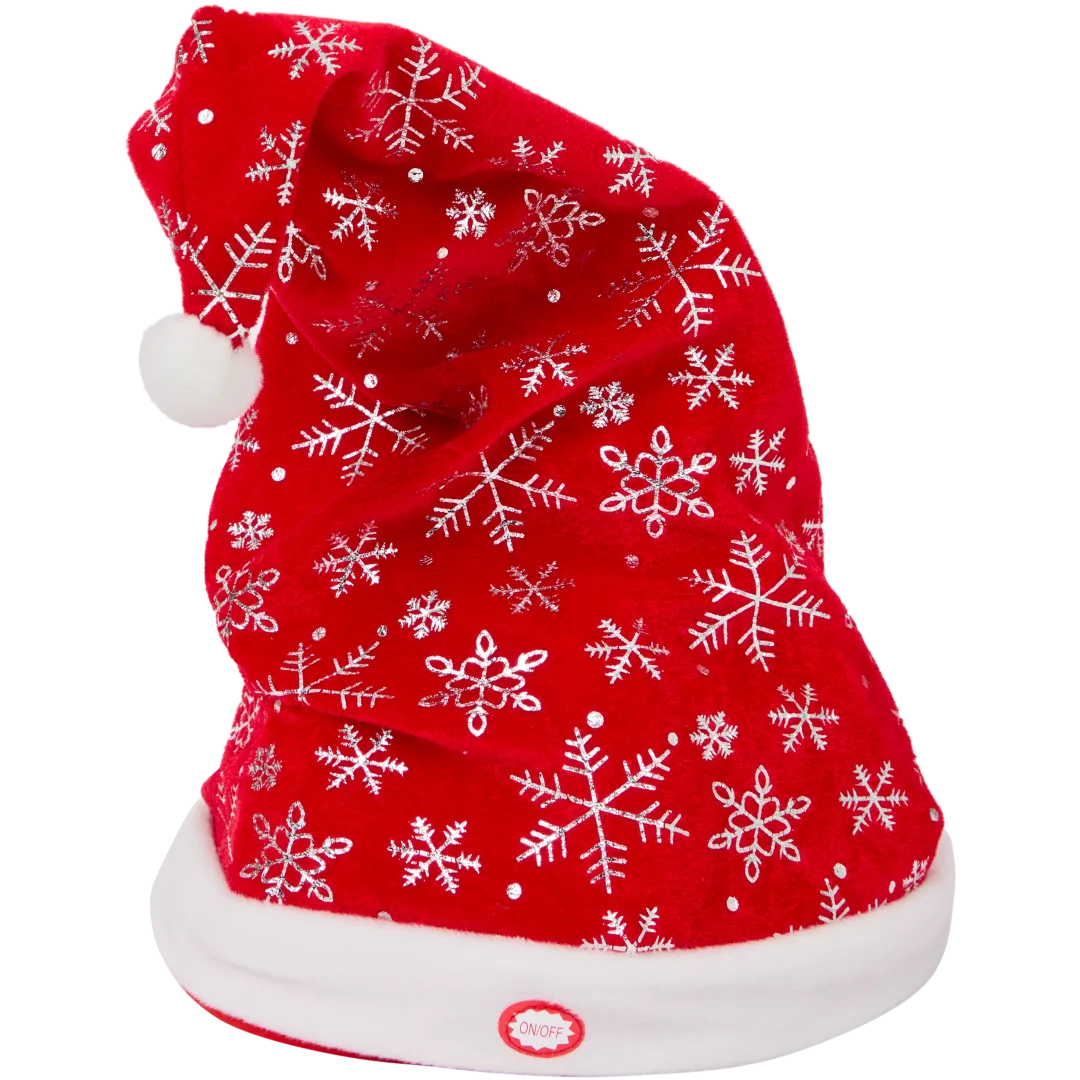 Căciulă dansatoare de Crăciun cu muzică