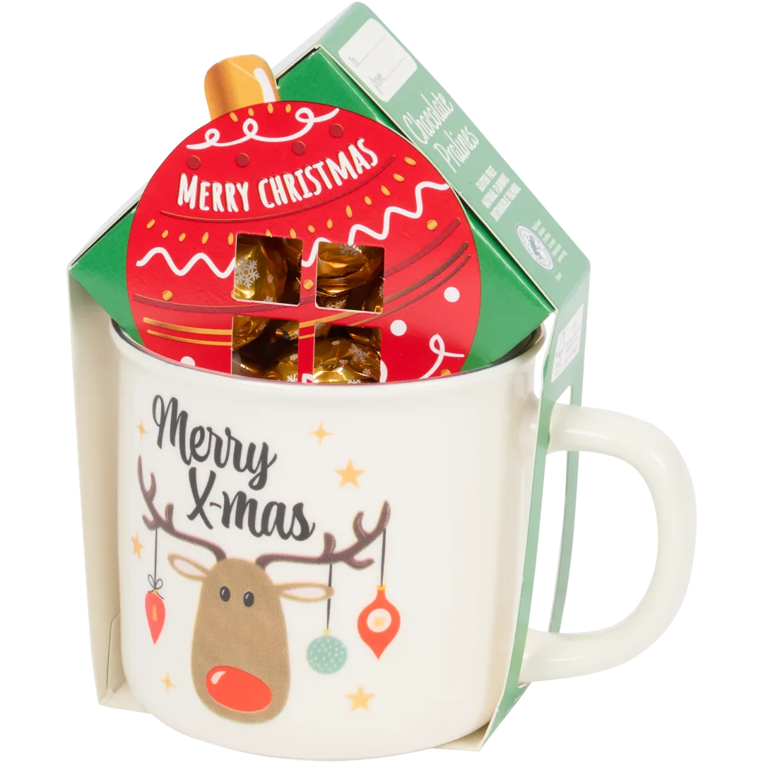 Mug de Noël avec chocolat