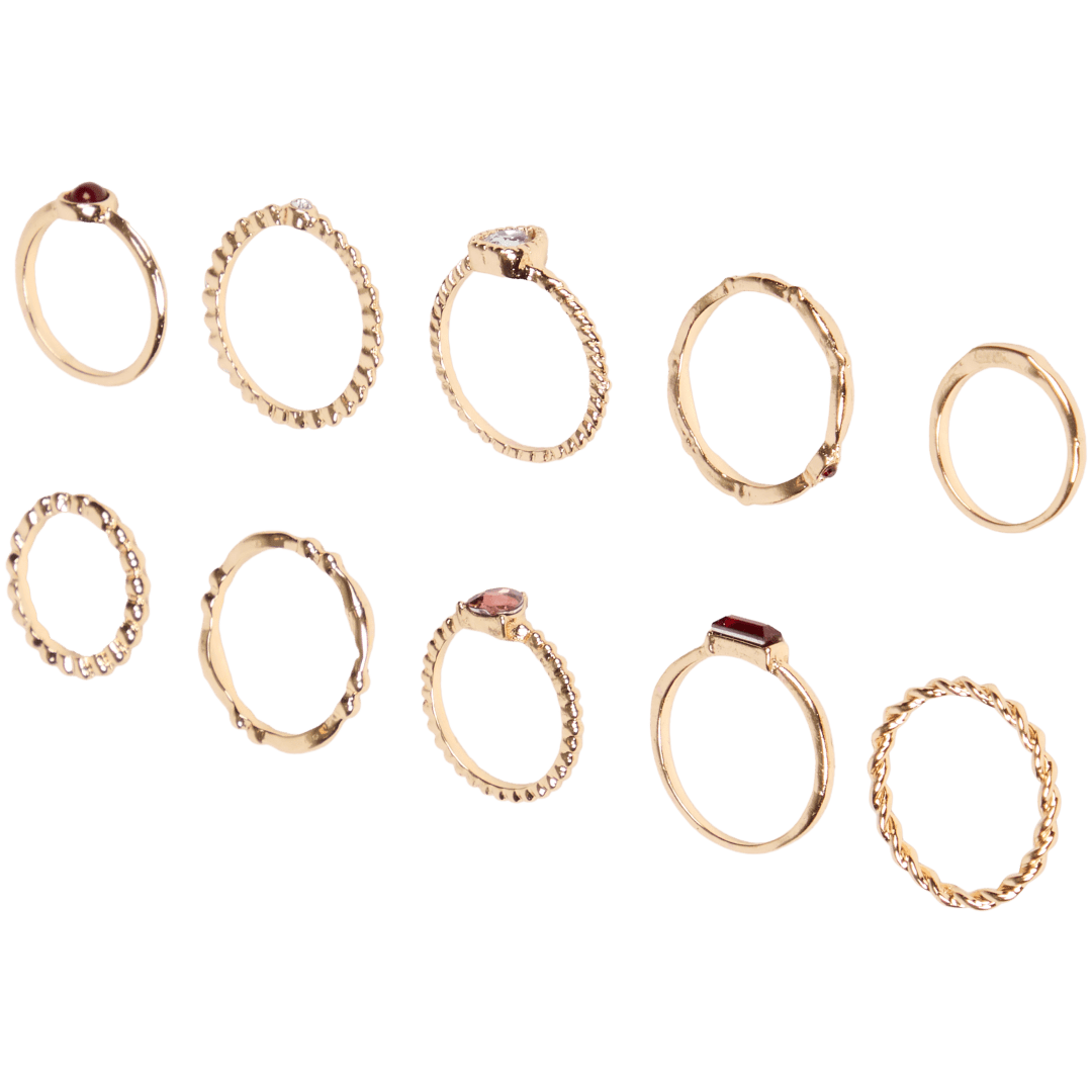 Ensemble de bagues Trendz 6