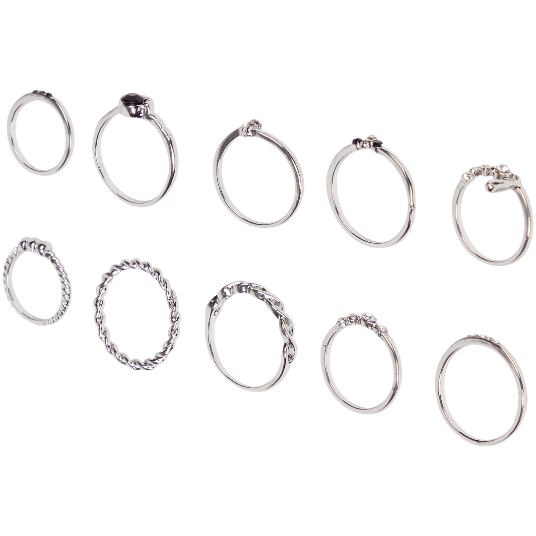 Ensemble de bagues Trendz 8