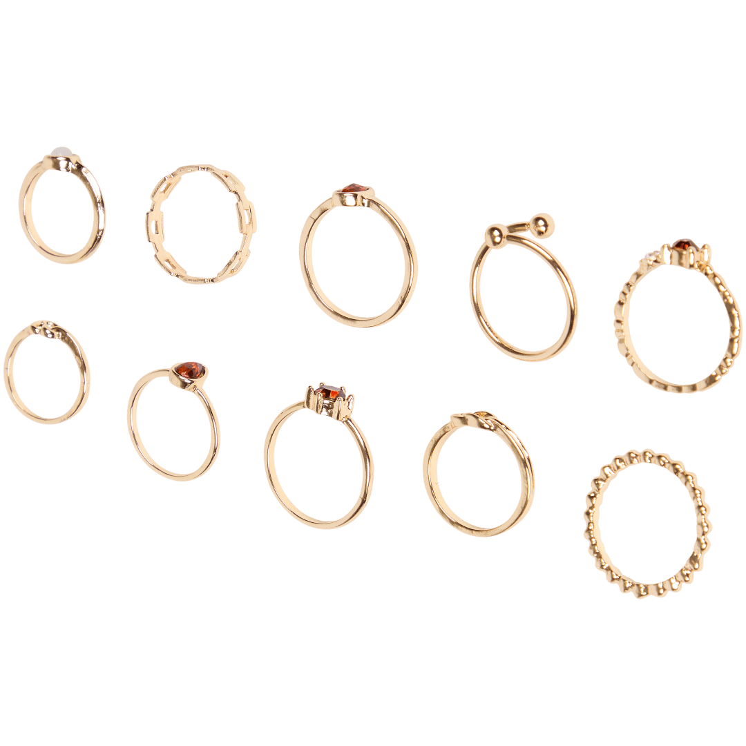 Ensemble de bagues Trendz 9