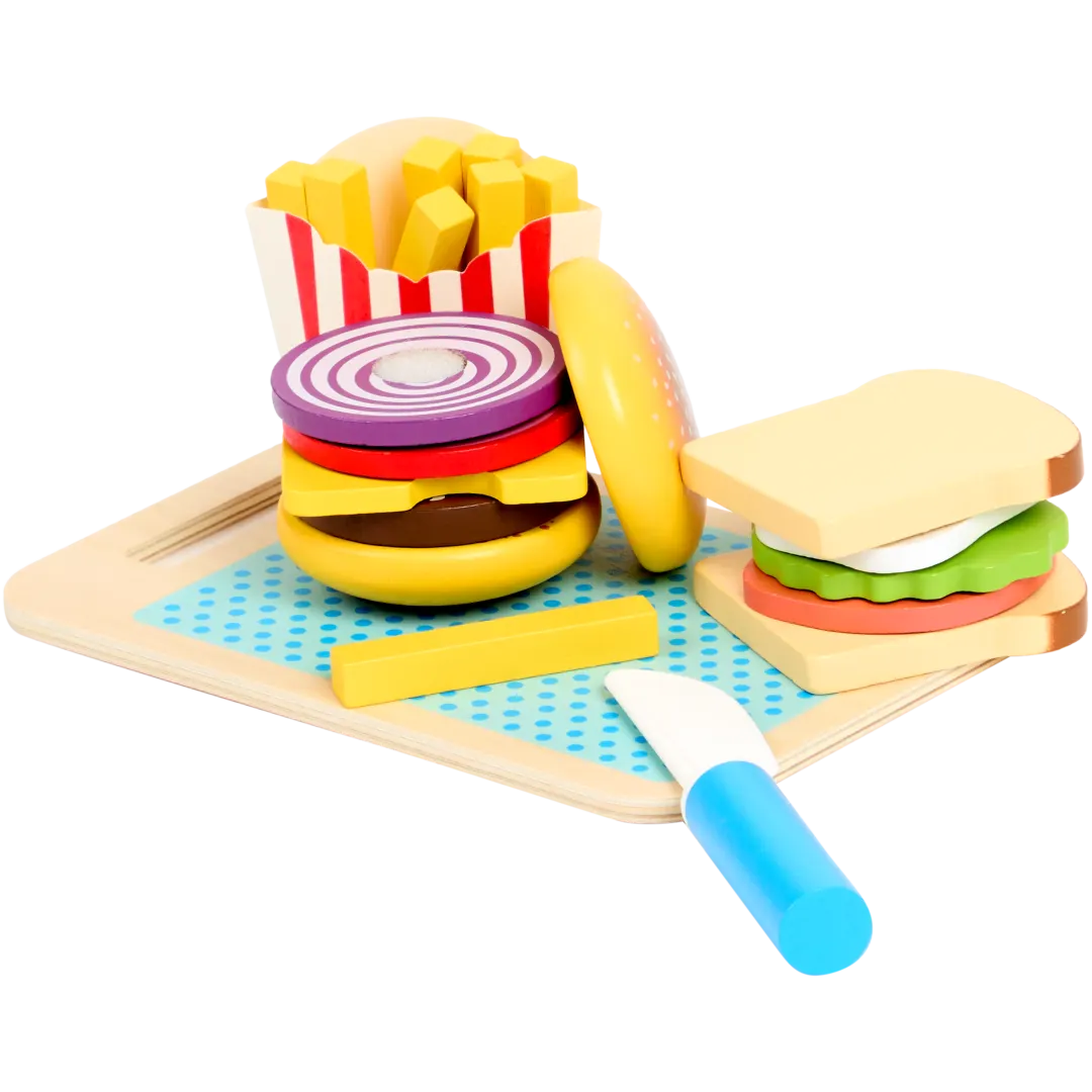 Zestaw drewnianych art. spożywczych Mini Matters