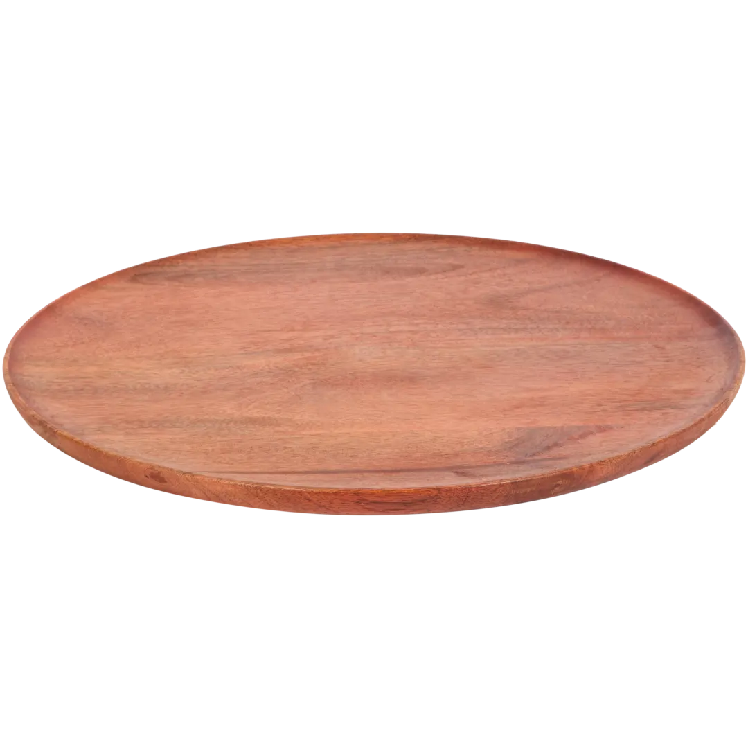 Bajoplato de madera de mango