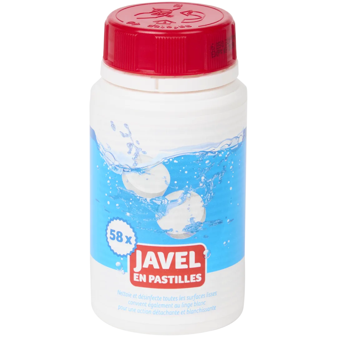 Tablettes d'eau de javel