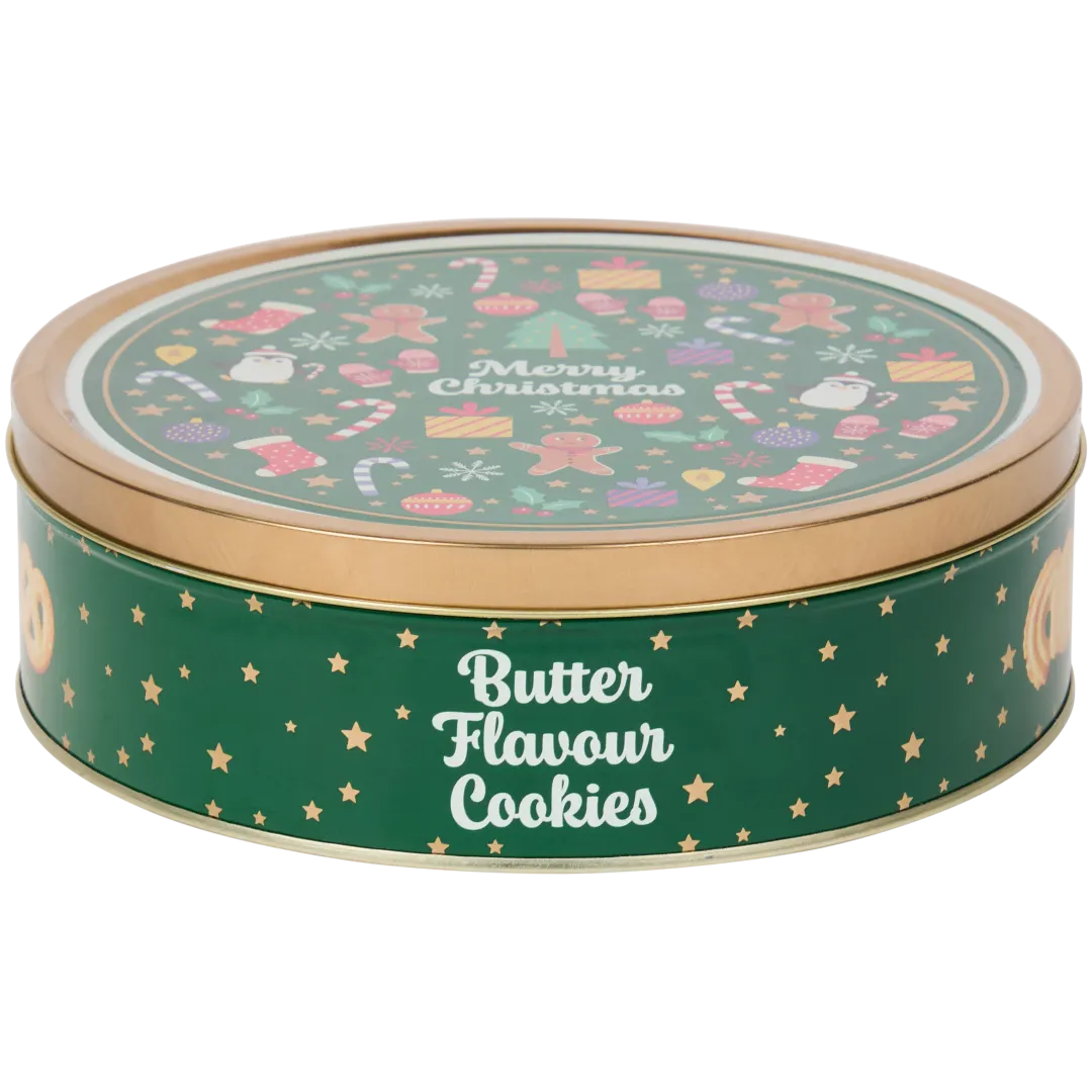 Biscotti in confezione natalizia