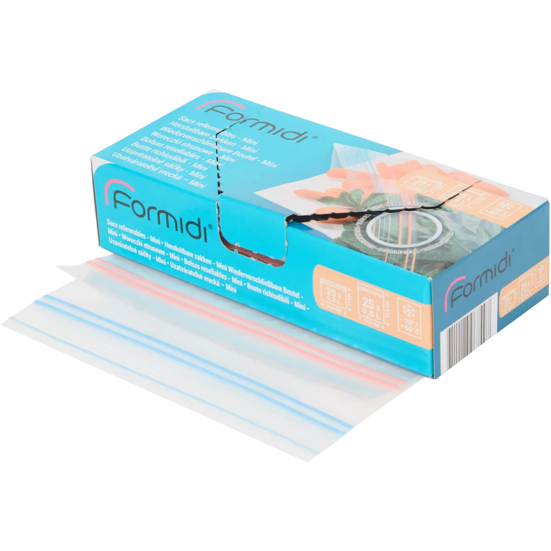 Wiederverschließbare Frischhaltebeutel