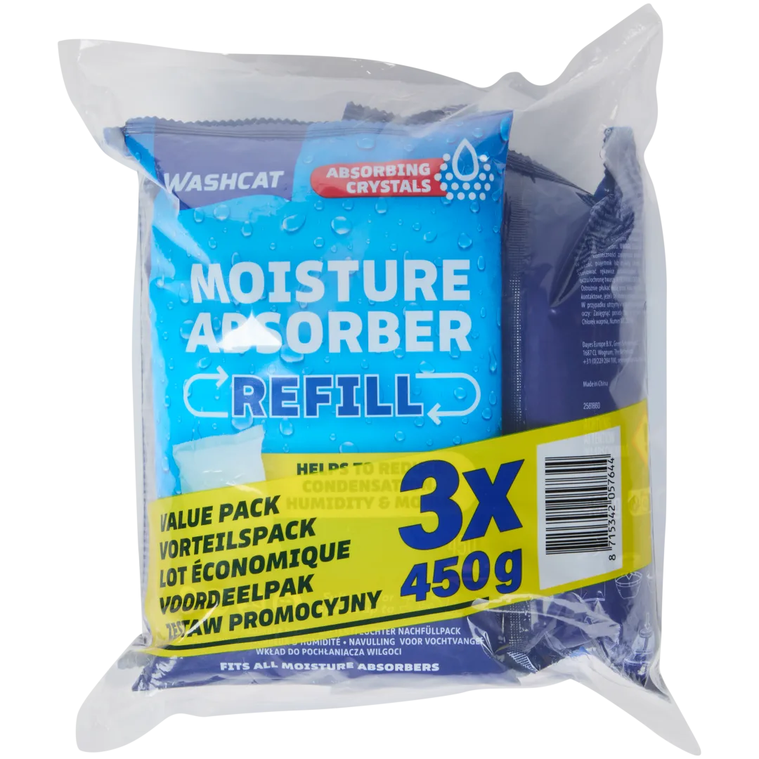 Washcat vochtvanger navulling