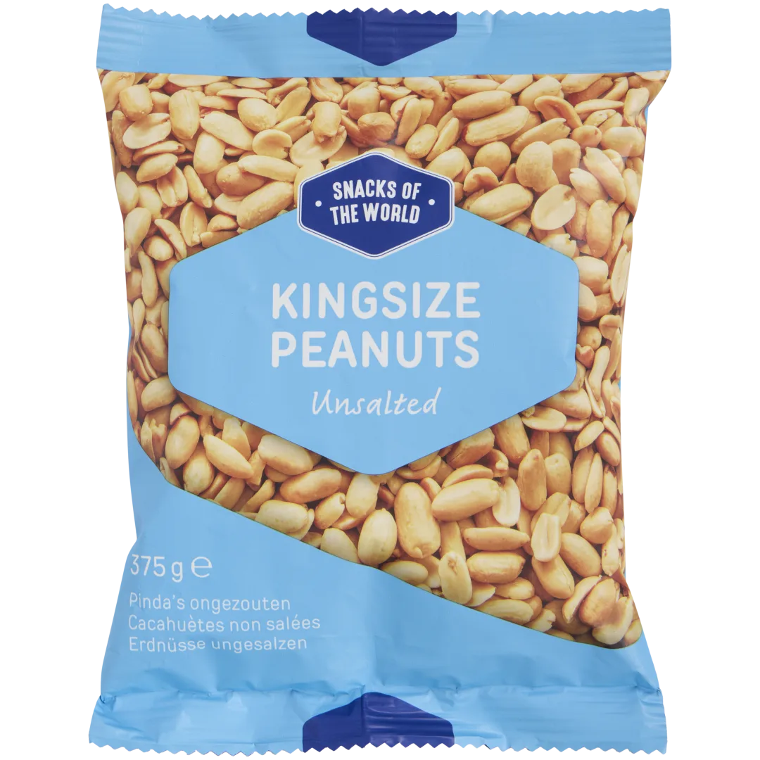 Nesolené arašidy veľkosti kingsize Snacks of the World