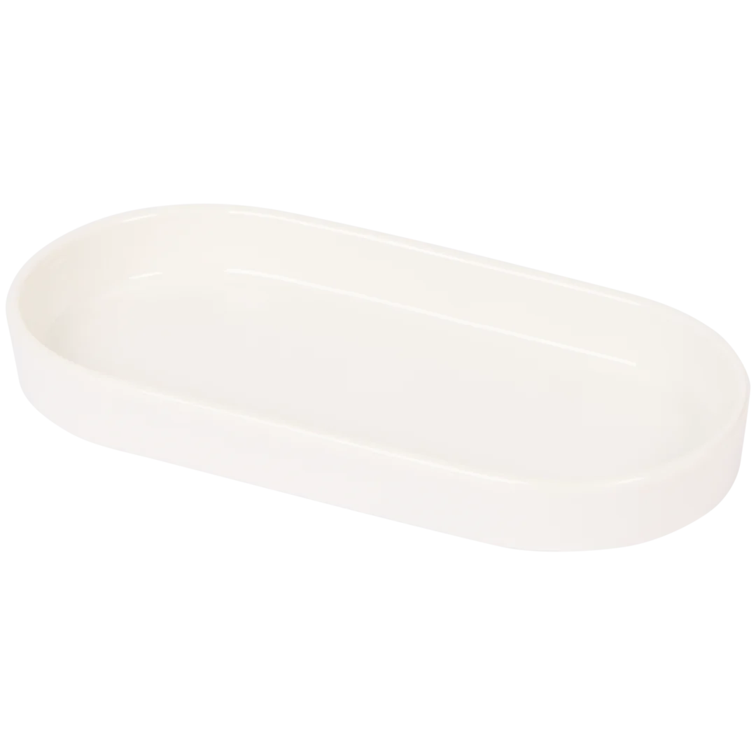 Owalna miska z porcelany 1