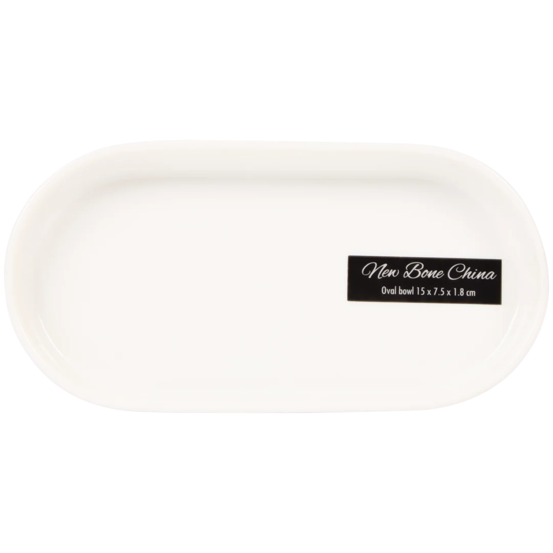 Owalna miska z porcelany 2