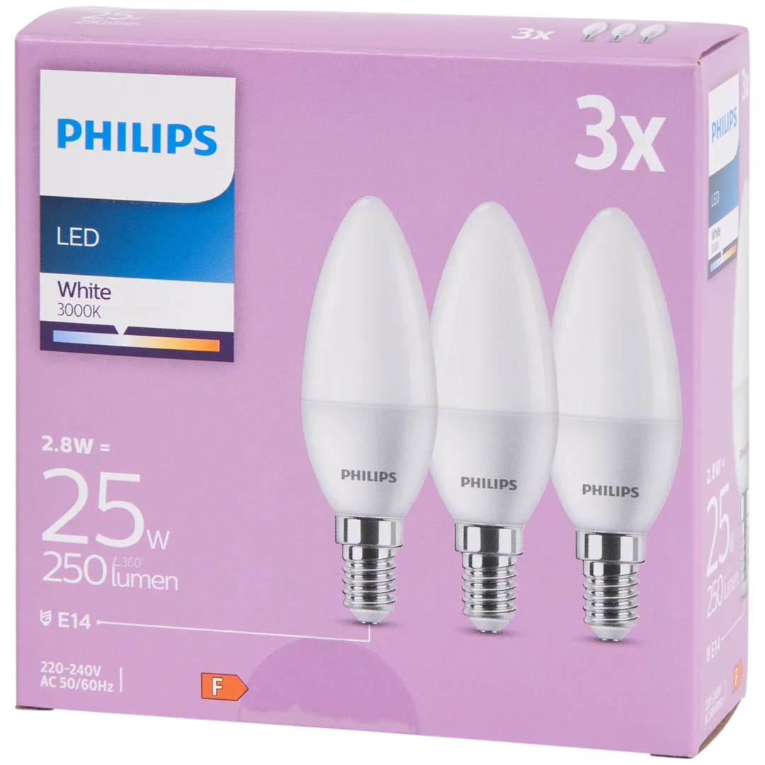 Philips LED-Lampen in Kerzenform 1