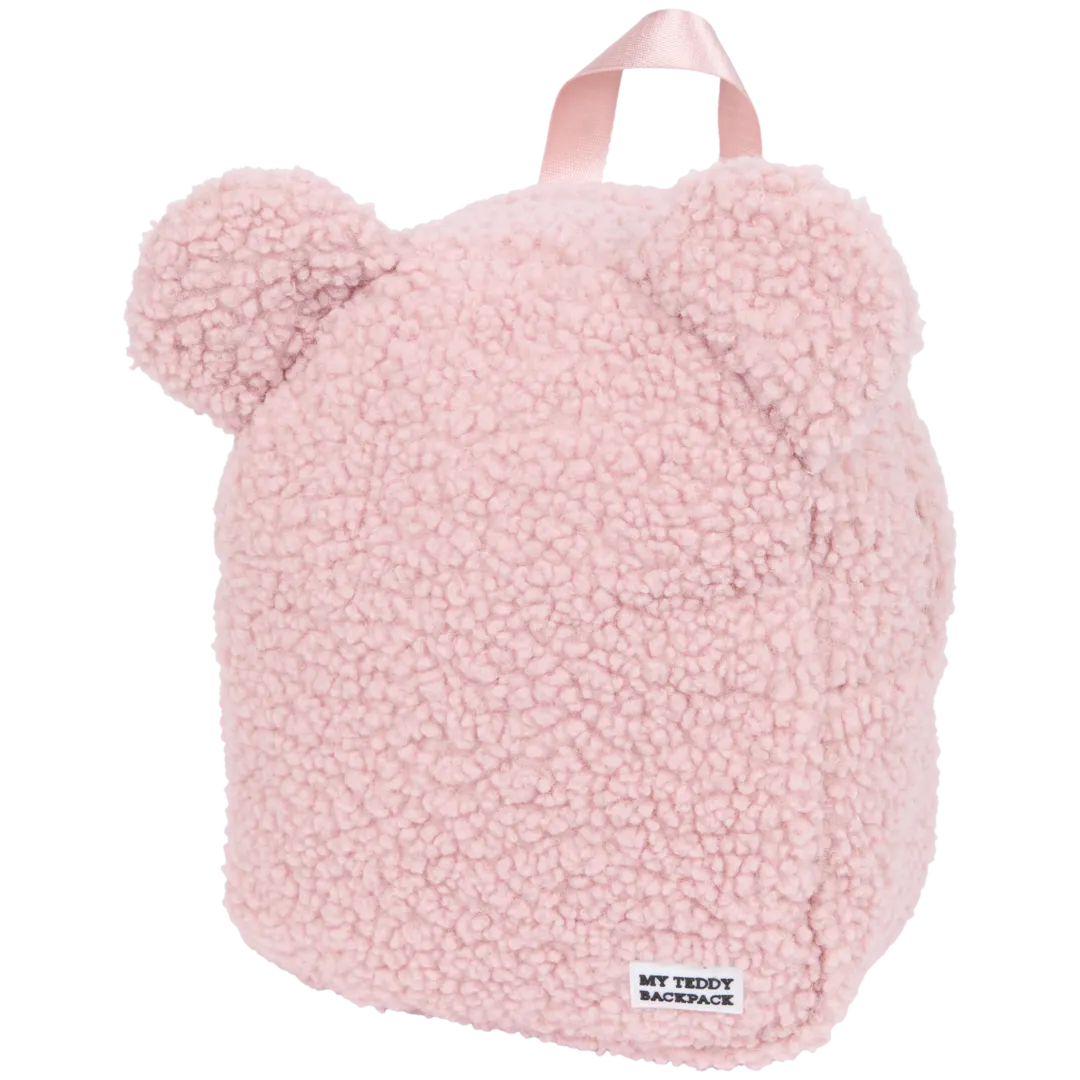 Sac à dos en tissu teddy