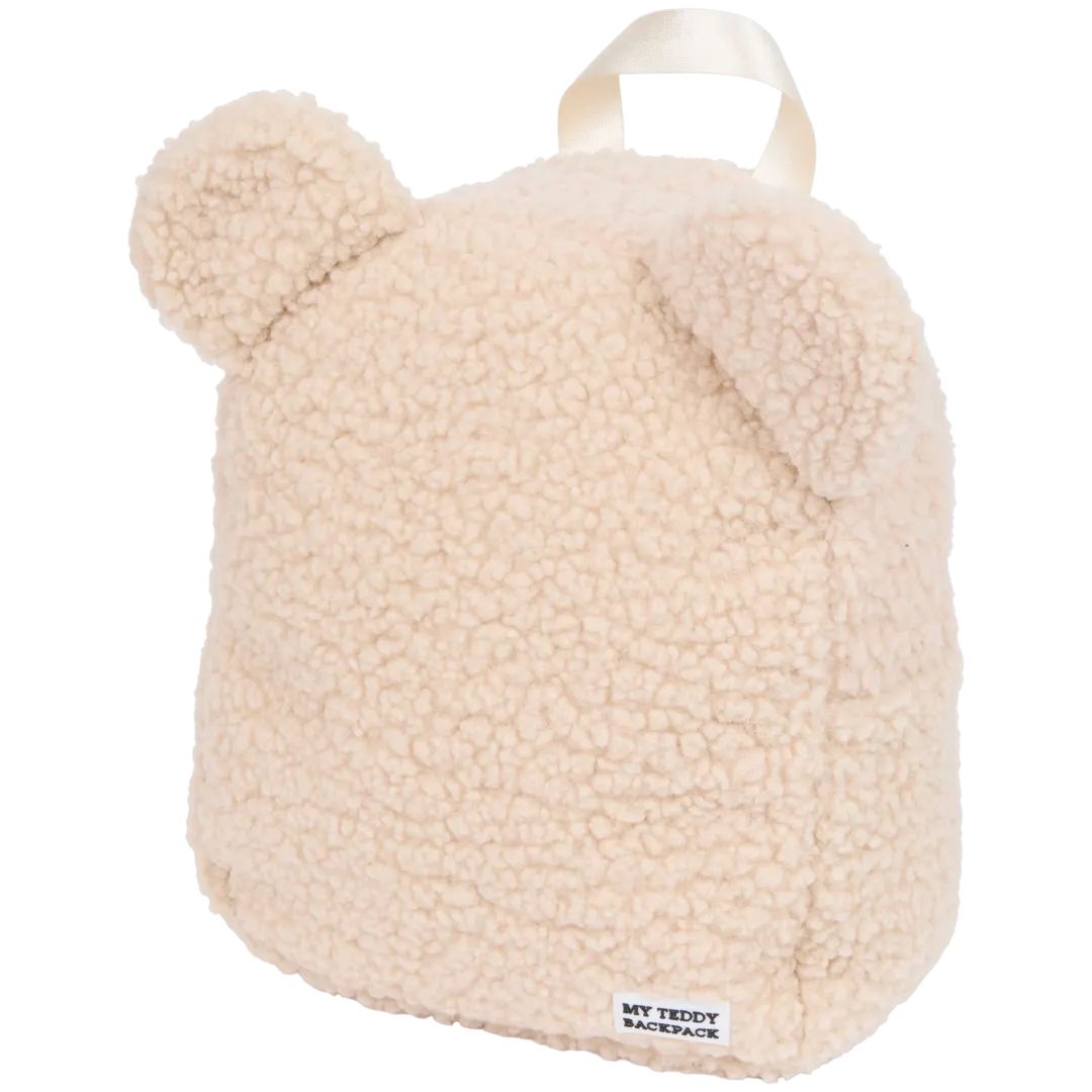 Sac à dos en tissu teddy