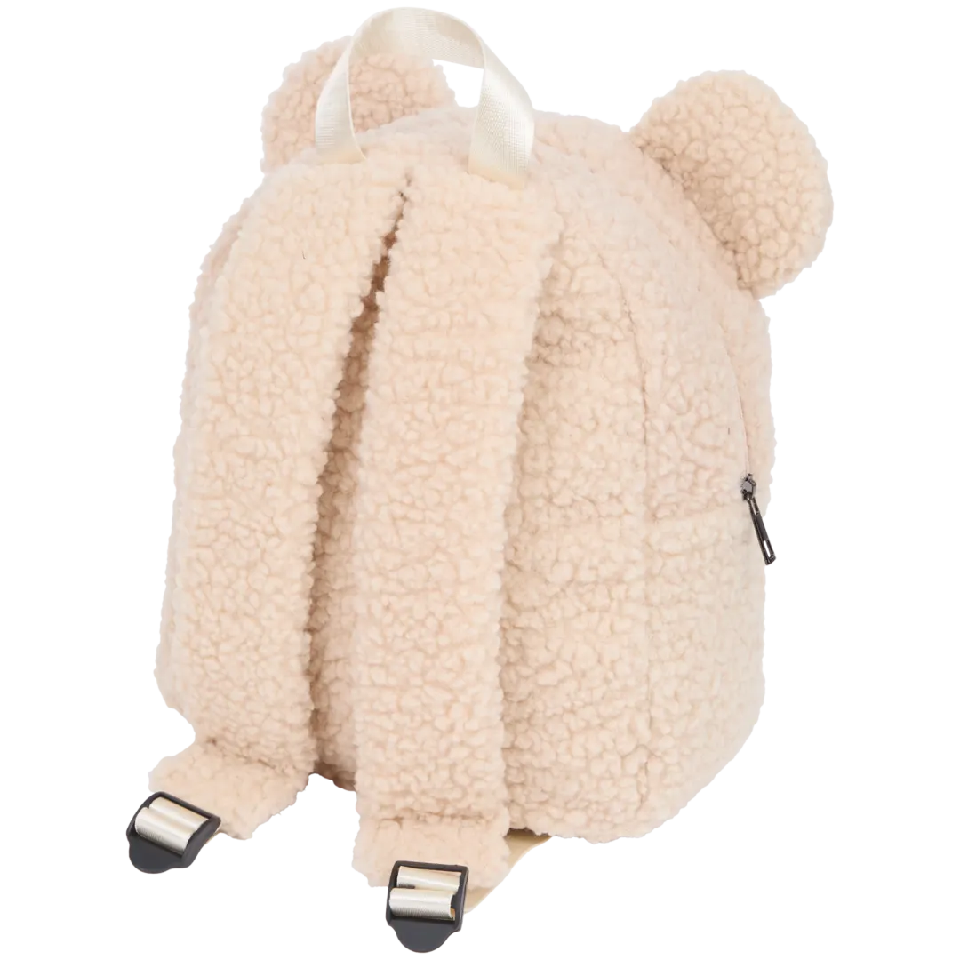Sac à dos en tissu teddy