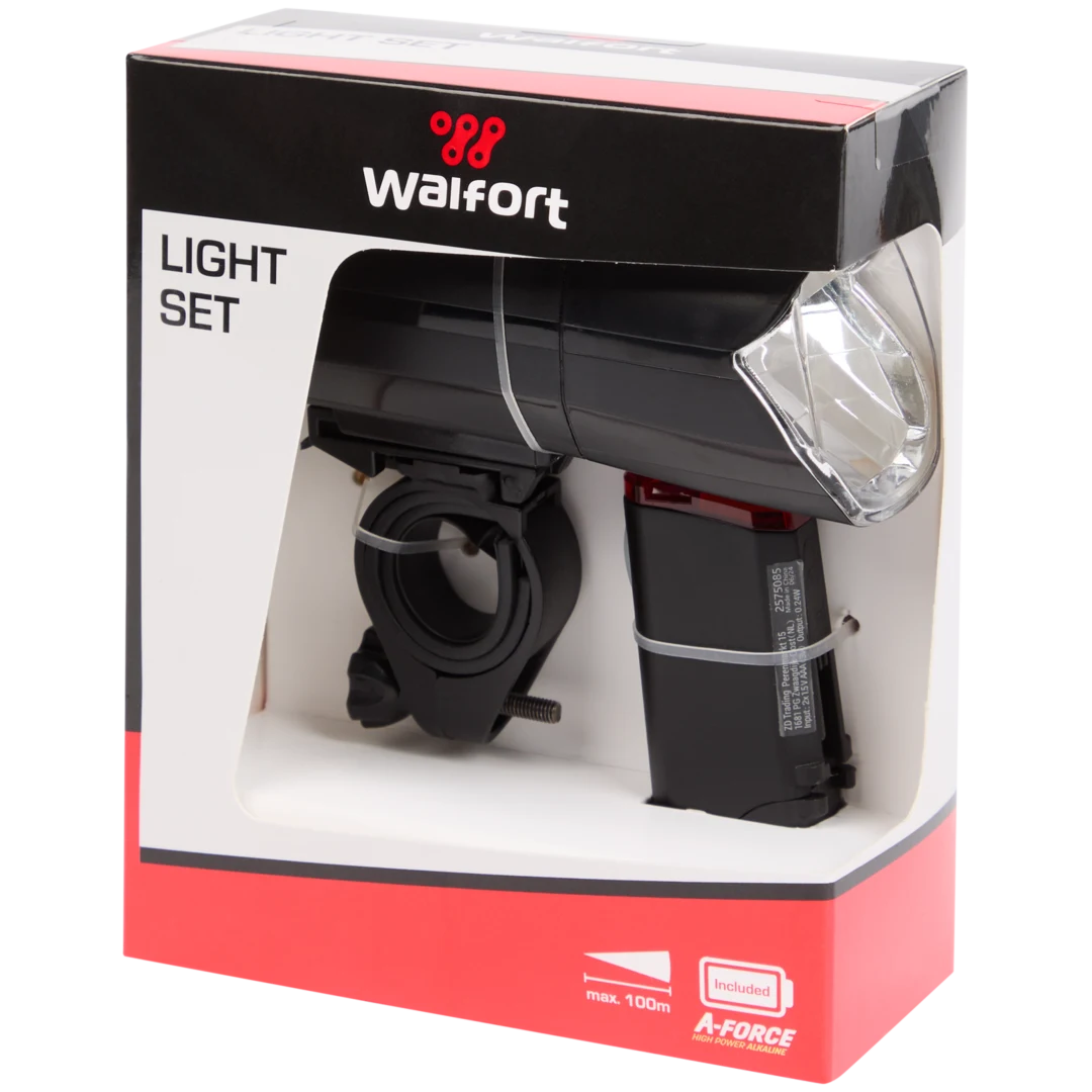 Walfort fietsverlichting-set