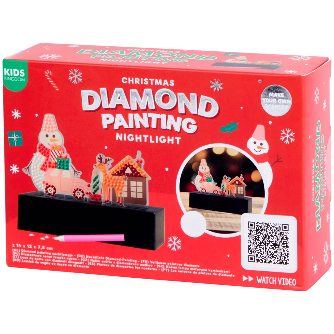 Peinture diamant veilleuse de Noël Kids Kingdom 8