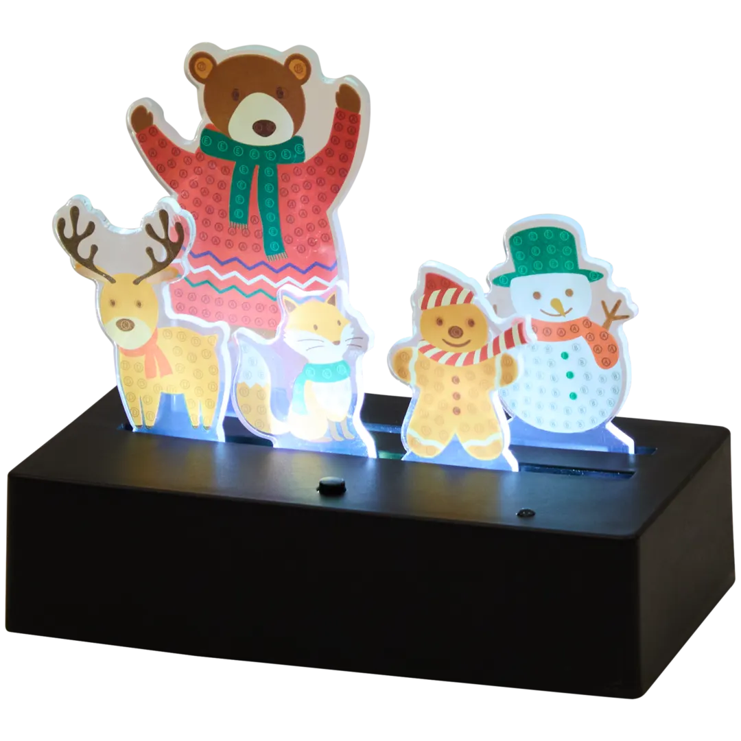 Peinture diamant veilleuse de Noël Kids Kingdom 3