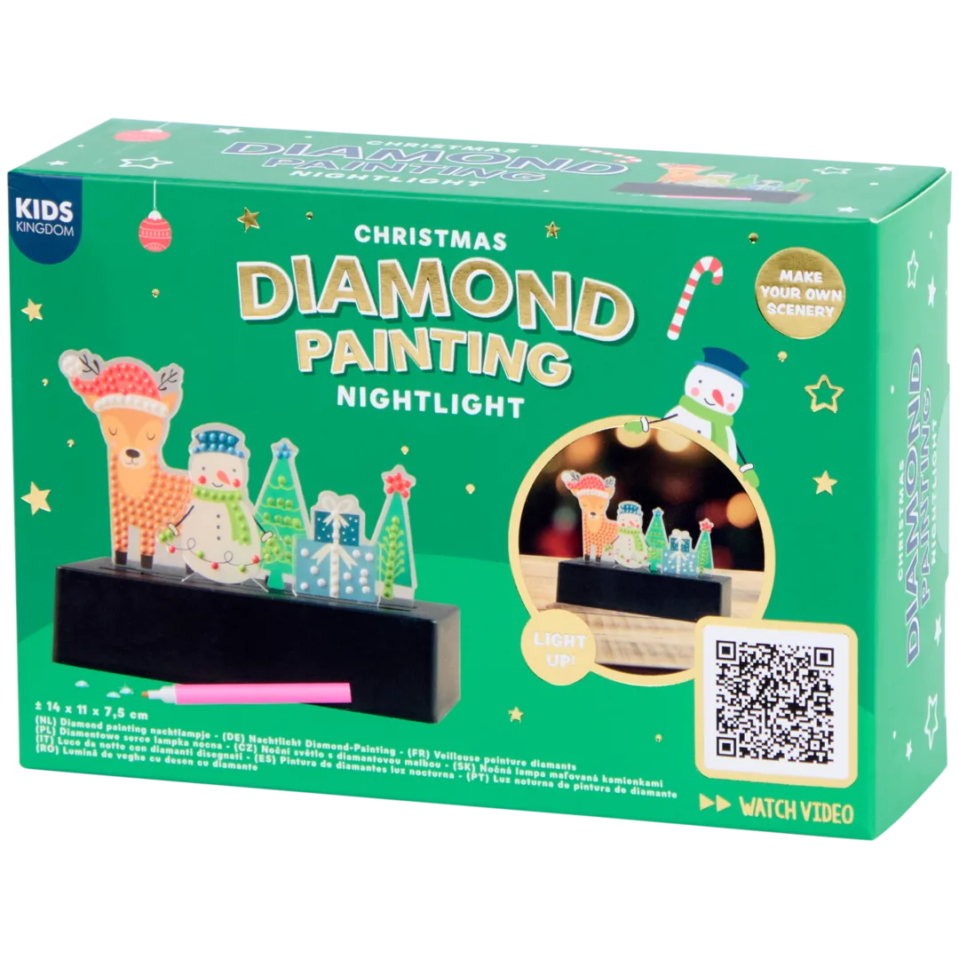 Peinture diamant veilleuse de Noël Kids Kingdom 6