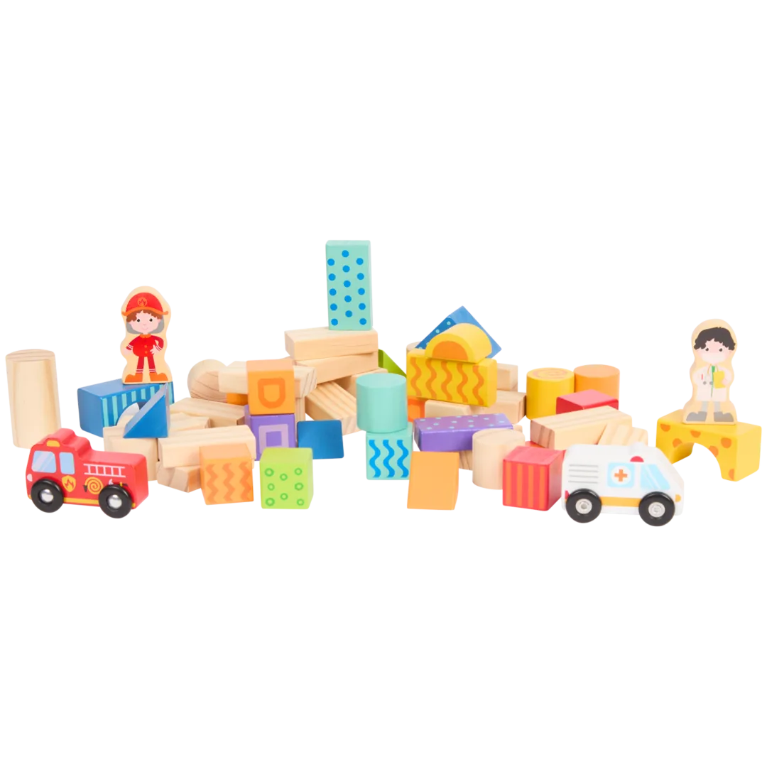 Drewniane klocki Mini Matters 2