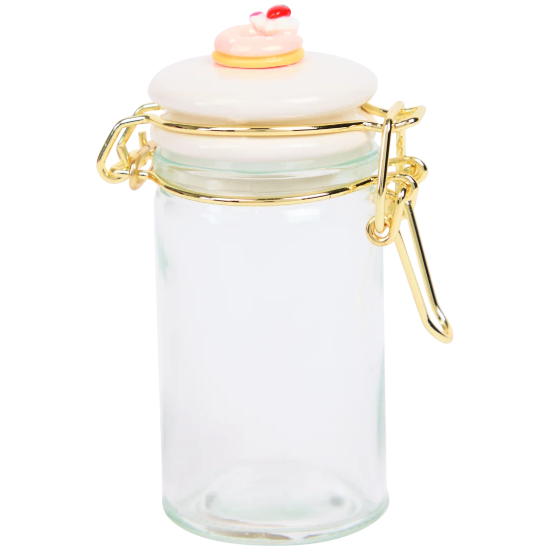 Glazen voorraadpotje 6