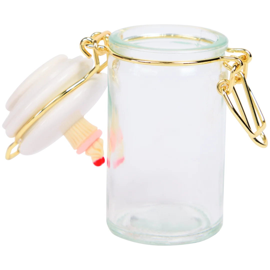 Glazen voorraadpotje 2