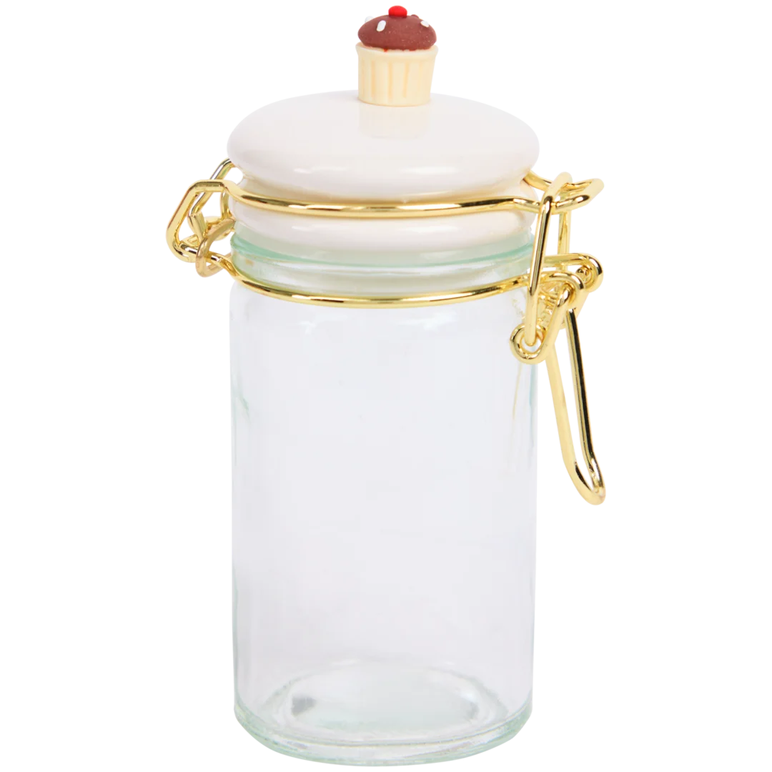 Glazen voorraadpotje 4