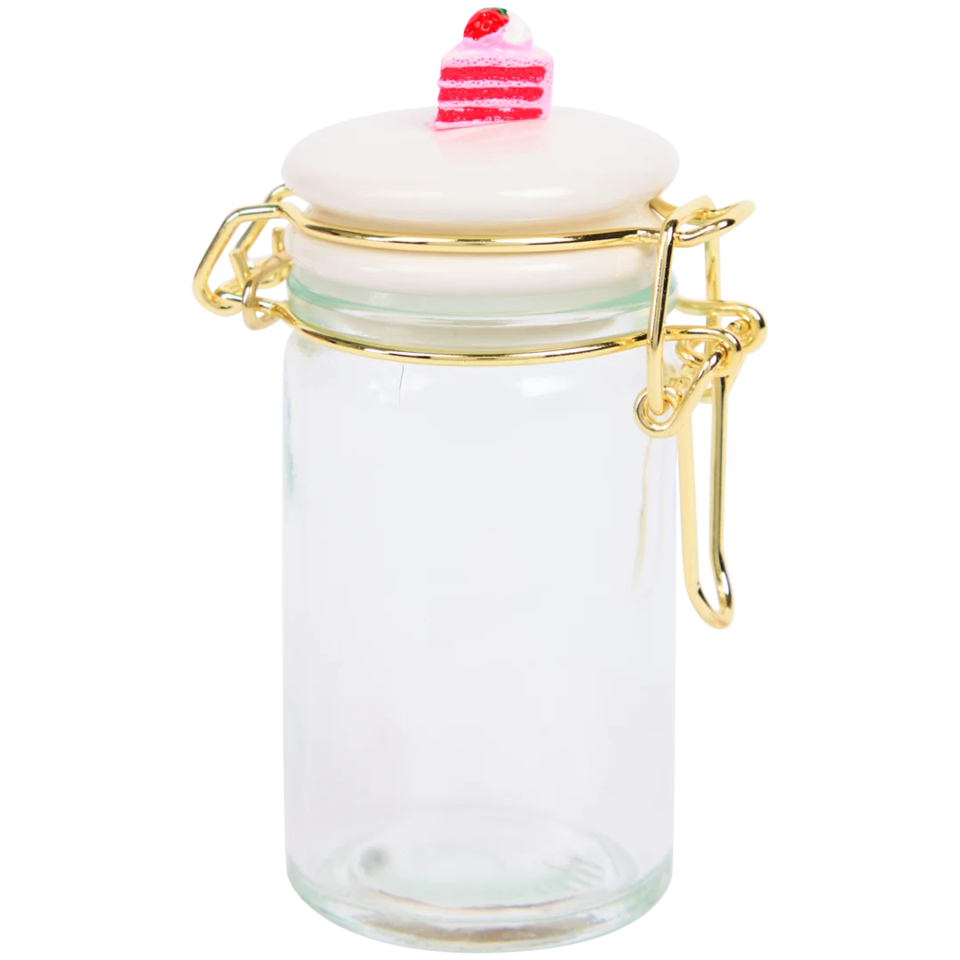 Glazen voorraadpotje 3