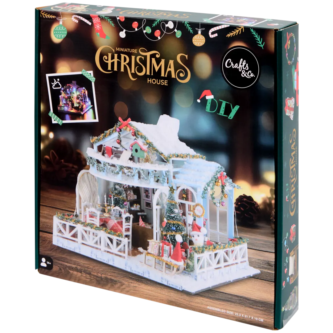 Constrói a tua própria casinha de Natal Crafts & Co