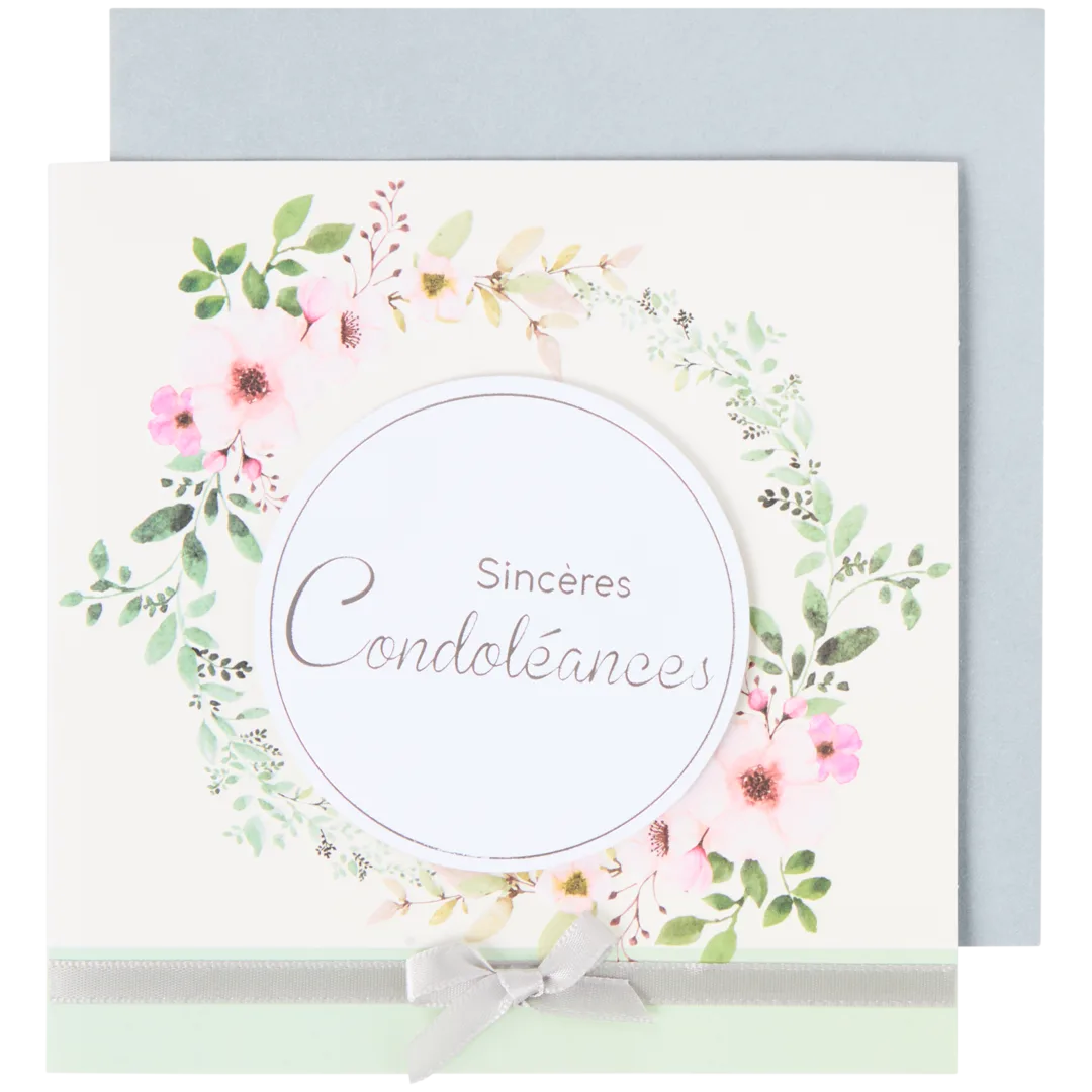 Carte de condoléances 6